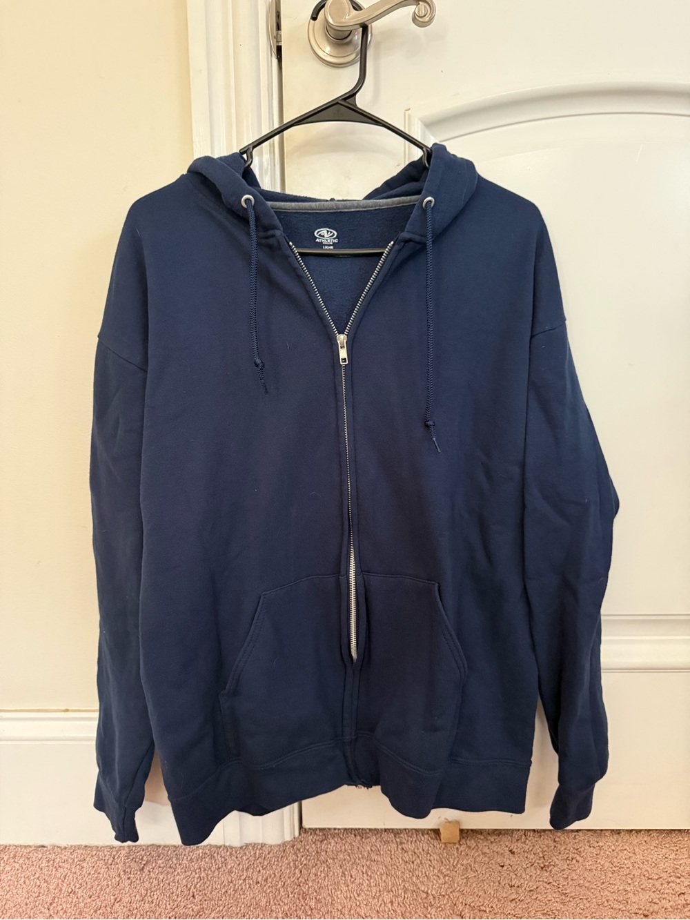 Athletic Works Navy Full-Zip Hoodie